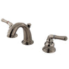 Kingston Brass Vintage Nickel Magellan 2 handle widespread bathroom faucet KB913