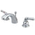 Kingston Chrome 2 Handle 4" to 8" Mini Widespread Bathroom Faucet w Pop-up KB951