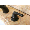 Kingston Oil Rubbed Bronze 4"-8" Mini Widespread Bathroom Faucet w Pop-up KB955