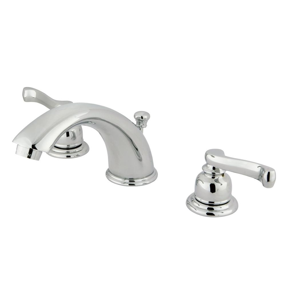 Kingston Chrome 2 Handle 8" to 16" Widespread Bathroom Faucet KB961FL