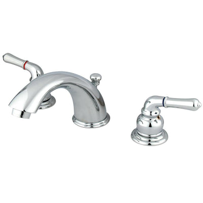 Kingston Chrome 2 Handle 8" to 16" Widespread Bathroom Faucet w Pop-up KB961