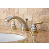 Kingston Brass Chrome/Polished Brass 8"-16" Widespread Bathroom Faucet KB964