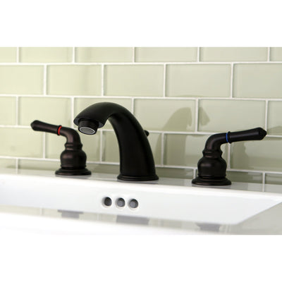 Kingston Oil Rubbed Bronze 8"-16" Widespread Bathroom Faucet w Pop-up KB965