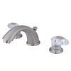 Kingston Satin Nickel 8"-16" Widespread Bathroom Faucet w Pop-up KB968ALL