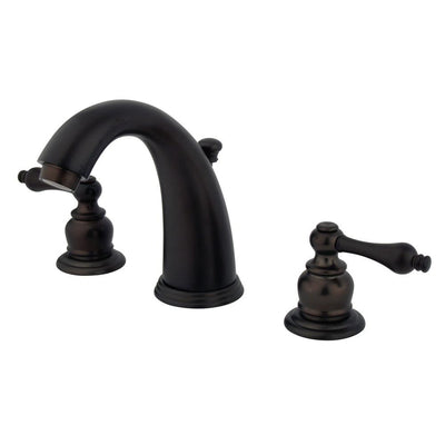 Kingston Oil Rubbed Bronze 2 Handle Widespread Bathroom Faucet w Pop-up KB985AL