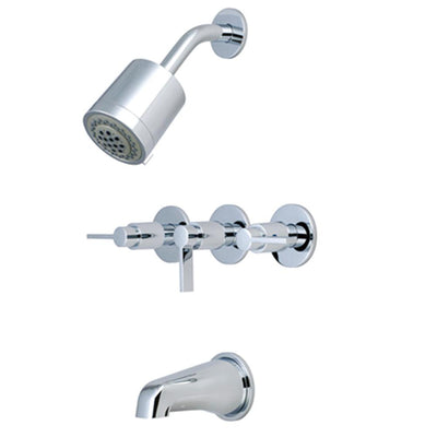 Kingston Chrome NuvoFusion tub and shower combination faucet KBX8131NDL