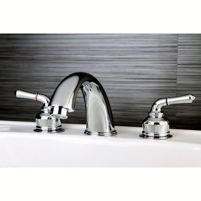 Kingston Brass Chrome Magellan lever handle roman tub filler faucet KC361