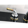 Kingston Brass Chrome/Polished Brass Magellan roman tub filler faucet KC364