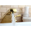 Kingston Brass Polished Brass Magellan roman tub filler faucet KC382