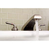 Kingston Brass Satin Nickel Magellan 2 handle roman tub filler faucet KC388