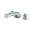 Kingston Brass Chrome Magellan Two Handle Roman Tub Filler Faucet KC391