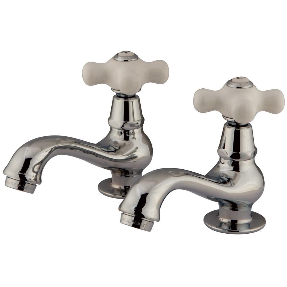 Kingston Brass Chrome Basin Sink Vintage Style Bathroom Faucet KS1101PX