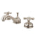 Kingston Satin Nickel 2 Handle Widespread Bathroom Faucet w Pop-up KS1168AX