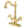 Kingston Polished Brass 2 Handle Vessel Sink Bathroom Faucet KS1492AX