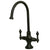 Kingston Brass Oil Rubbed Bronze 2 Handle Single Hole Kitchen Faucet KS1765ALLS