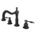 Kingston Oil Rubbed Bronze 2 Handle Widespread Bathroom Faucet w Pop-up KS1975NL