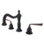 Kingston Silver Sage Oil Rubbed Bronze Widespread Bathroom Faucet KS1975ZL