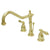 Kingston Polished Brass 2 Handle Widespread Bathroom Faucet w Pop-up KS1992AL