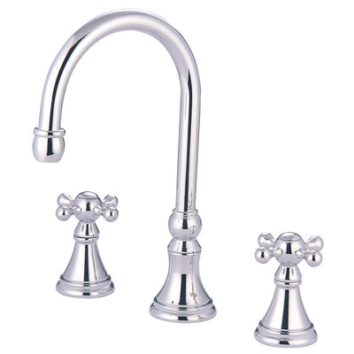 Kingston Brass Chrome Two Handle Roman Tub Filler Faucet KS2341KX