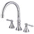 Kingston Brass Chrome Tuscany Two Handle Roman Tub Filler Faucet KS2341TL