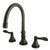 Kingston Oil Rubbed Bronze NuFrench bathroom roman tub filler faucet KS2345DFL