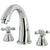 Kingston Brass Chrome Naples Two Handle Roman Tub Filler Faucet KS2361AX