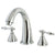 Kingston Brass Chrome Naples Two Handle Roman Tub Filler Faucet KS2361NL