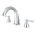 Kingston Brass Chrome Two Handle Roman Tub Filler Faucet KS2361TL