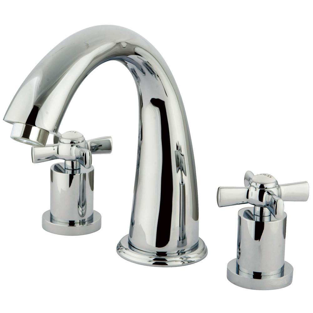 Kingston Brass KS2361ZX 2 Handle Roman Tub Filler Polished Chrome