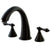 Kingston Oil Rubbed Bronze Naples Two Handle Roman Tub Filler Faucet KS2365AL