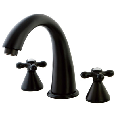 Kingston Oil Rubbed Bronze Naples Two Handle Roman Tub Filler Faucet KS2365AX