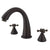 Kingston Oil Rubbed Bronze Two Handle Roman Tub Filler Faucet KS2365BX