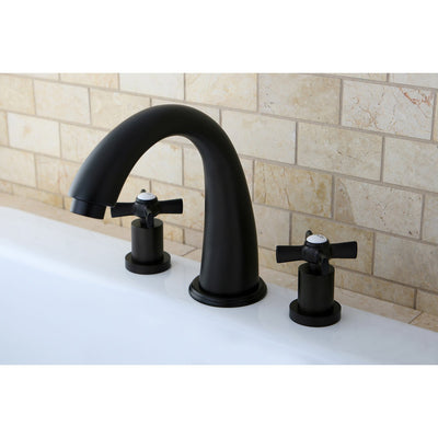 Kingston Brass KS2365ZX 2 Handle Roman Tub Filler Oil Rubbed Bronze