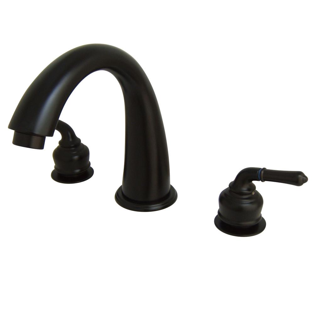 Kingston Brass Oil Rubbed Bronze Two Handle Roman Tub Filler Faucet KS2365