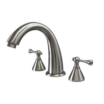 Kingston English Country Satin Nickel Roman Tub Filler Faucet KS2368BL