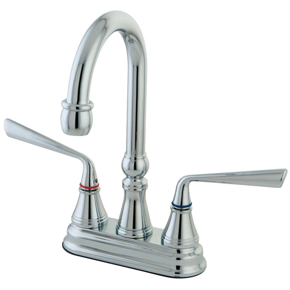 Kingston Brass Silver Sage Chrome Bar Sink Convenience Faucet KS2491ZL