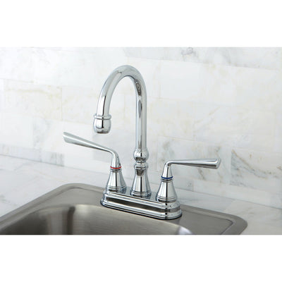 Kingston Brass Silver Sage Chrome Bar Sink Convenience Faucet KS2491ZL