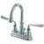 Kingston Brass Silver Sage Chrome 4" Centerset Bathroom Faucet KS2611ZL