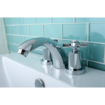 Kingston Brass KS2951ZX Mini Widespread Bathroom Faucet Polished Chrome