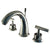 Kingston Chrome Manhattan widespread Bathroom faucet with drain KS2961CML