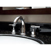 Kingston Brass Chrome 2 Handle Widespread Bathroom Faucet w Pop-up KS2961ML