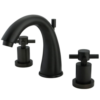 Oil Rubbed Bronze Two Handle Widespread Bathroom Faucet w/ Brass Pop-Up KS2965DX