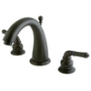 Kingston Oil Rubbed Bronze 2 Handle Widespread Bathroom Faucet w Pop-up KS2965