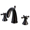 Kingston English Country Oil Rubbed Bronze Widespread Bathroom Faucet KS2975BX