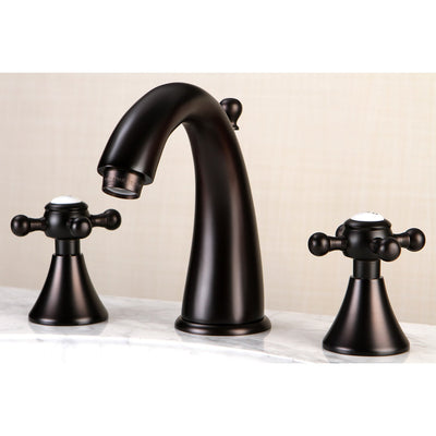 Kingston English Country Oil Rubbed Bronze Widespread Bathroom Faucet KS2975BX