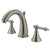 Kingston Satin Nickel 2 Handle Widespread Bathroom Faucet w Pop-up KS2978TL