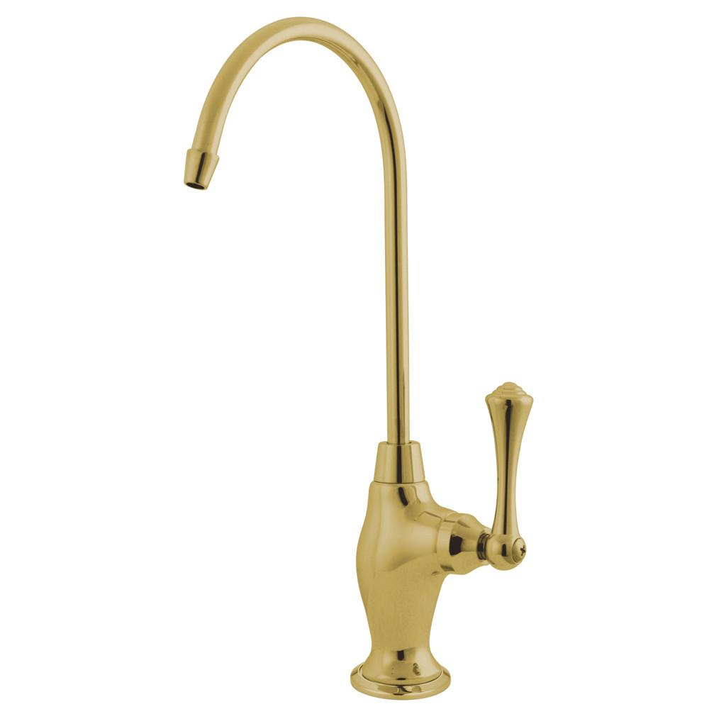 Kingston Polished Brass English Vintage 1/4 Turn Water Filter Faucet KS3192BL