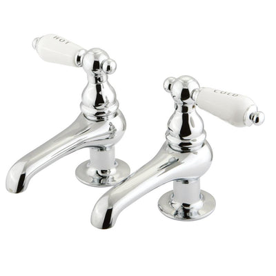 Kingston Brass Chrome Basin Sink Vintage Style Bathroom Faucet KS3201PL