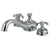 Kingston Chrome French Country Deck Mounted Roman tub filler Faucet KS3331TX