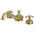 Kingston Polished Brass French Country Roman tub filler Faucet KS3332TX